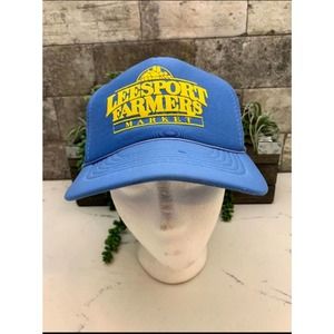 Vtg Leesport Farmers Market Trucker Hat